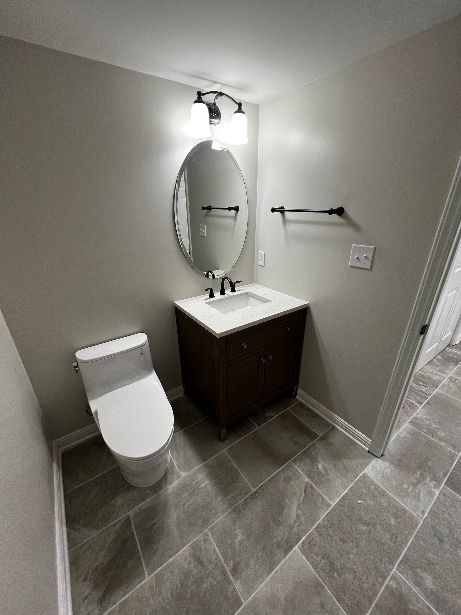 Powder room update